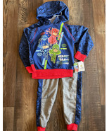 NWT Boys Outfit PJ Masks Shirt Sweat Pants Set Boy Sz 4 - $204.32 MXN