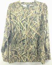 Realtree XTra Mens Long Sleeve Mossy Oak Duck Hunting Shirt Size XL Missing Tags - £13.14 GBP