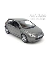 2001 Peugeot 307 XSI 1/32 Scale Diecast Model by Kinsmart - DARK SILVER - $22.29 CAD