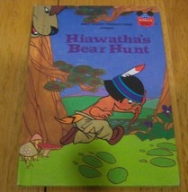 Vintage Walt Disney Presents Hiawatha&#39;s Bear Hunt Book 1982 - £11.83 GBP