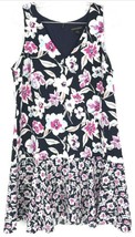 Banana Republic - Women&#39;s Mixed Floral Flounce Hem Dress | Size 4P - £35.46 GBP