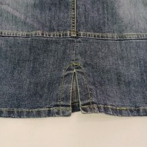 Defuze USA Brand Women's Blue Denim Front Zipper Skirt Stretch Size 22 Waist 42" image 14