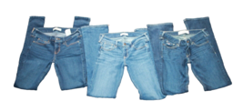 Women’s Hollister Jeans Lot of 3 Pair  Size 3 26x33 Medium Wash Denim Jean - £28.21 GBP