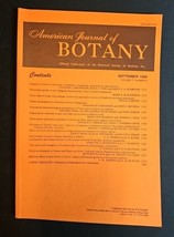 American Journal of BOTANY Official Publication September 1990 Volume 77... - $15.98