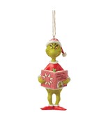 Enesco Dr. Seuss Grinch by Jim Shore Grinch with Book Ornament NEW NIB - $36.99