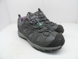 DAKOTA Women&#39;s Low-Cut ATCP Approach Hiking Work Shoes Gray/Pink Size 10 EE - $21.37