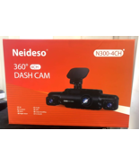 Neideso 360° Dash Cam Front and Rear Inside 4 Channel FHD 1080P Wi-Fi GP... - $69.29