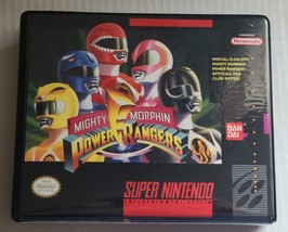 Mighty Morphin Power Rangers CASE ONLY Super Nintendo SNES Box BEST QUALITY - £10.19 GBP