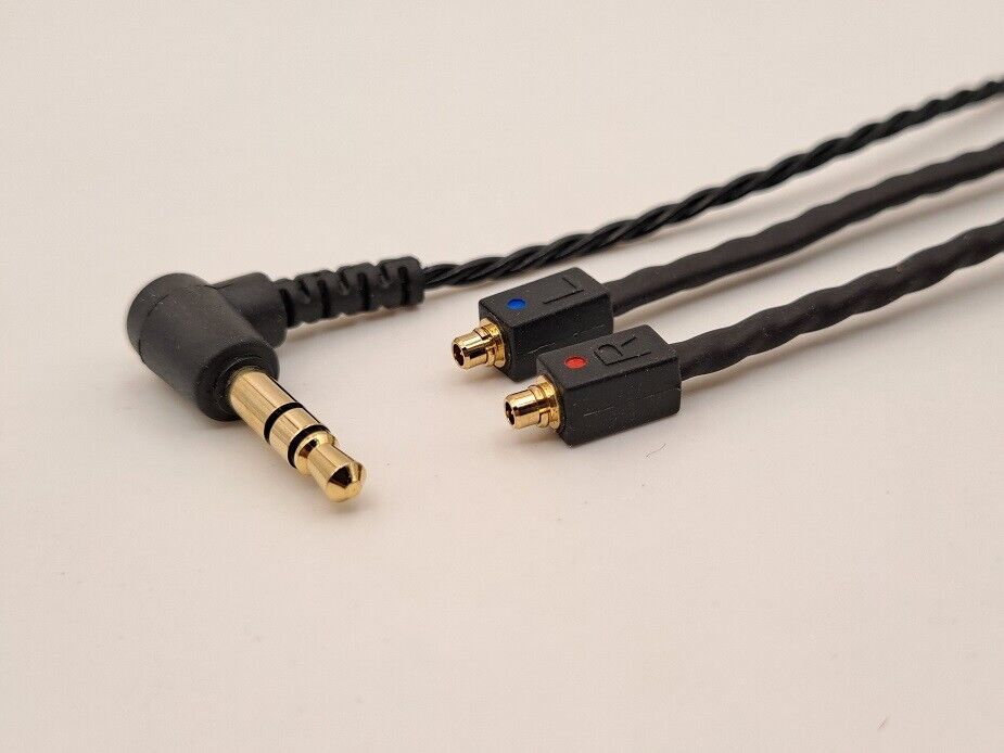 Silver Audio Cable For MEE audio PINNACLE P1 P2 PX M7 Pro Onkyo IE-C1 C2 C3  			