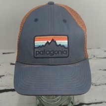 Patagonia Gray Snapback Hat Adjustable Ball Cap Flaws  - £15.45 GBP
