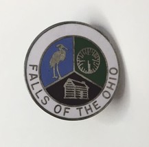 Falls Of The Ohio City State Souvenir Enamel Lapel Hat Pin Pinback - $5.00