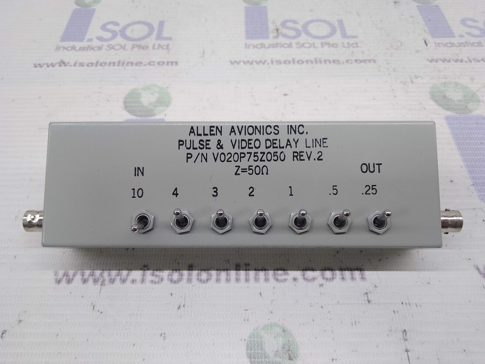 Primary image for Allen Avionics V020P75Z050 Pulse & Video Delay Line Rev.2
