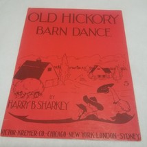 Old Hickory Barn Dance by Harry B. Sharkey 1908 Large Format Sheet Music - $16.78