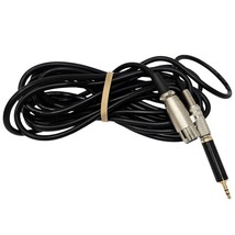 XLR 3-Pin Female to Male 6.35mm + 3.5mm Adapter Plug - Microphone Cable ... - £14.15 GBP
