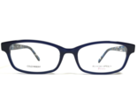 Bloom Optics Petite Eyeglasses Frames PAULA BLU Matte Blue Clear 49-16-140 - $51.21