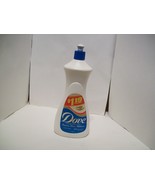 Vintage DOVE Dishwashing Liquid Dish Soap Detergent Cleaner Plastic Bottle 22 Oz - £11.67 GBP
