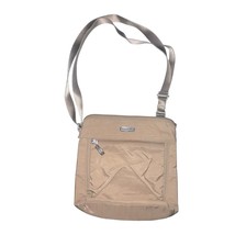 Baggallini Crossbody Bag Tan Pocket Adjustable Strap Travel  RFID Boho - $22.56