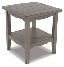 Charina - Antique Gray - Square End Table - $93.00