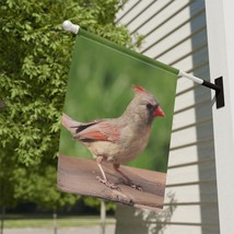 Cardinal Decorative House Flag Cardinal Bird Size 24.5&#39;&#39; × 32&#39;&#39; - $39.95