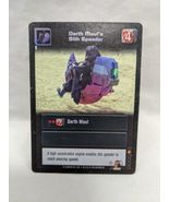 *Damaged* Foil Darth Mauls Sith Speeder Star Wars Young Jedi Trading Card - $143.94 MXN