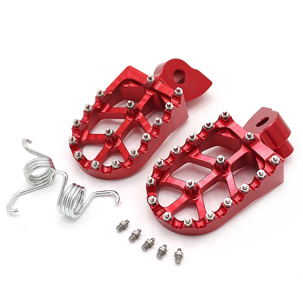 3 Color Motorcycle CNC Footrest Footpegs Foot Pegs Pedals   65 85 125 250 426 45 - £172.66 GBP