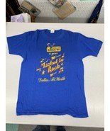 Vintage 80s Promo T-Shirt Rock Radio KEGL the Eagle 97fm Dallas Fort W T... - $110.97 CAD