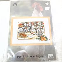 Permin of Copenhagen needlework cross stitch kit chicken hen tomatoes bi... - $1,113.69 MXN