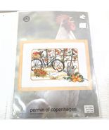 Permin of Copenhagen needlework cross stitch kit chicken hen tomatoes bi... - $1,114.37 MXN
