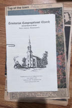 Unitarian Congregational Church North Andover MA Feb 10 &amp; April 7 1991 +... - $17.50