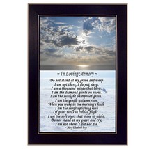 In Loving Memory 2 Black Framed Print Wall Art - $79.99