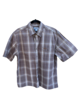 Vintage Carhartt Brown Plaid Button-up Shirt Men’s Size Large - £19.47 GBP