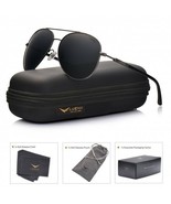 Polarized Aviator Sunglasses 100% UV400 Eye Protection High Definition 6... - £31.96 GBP