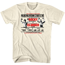 Rocky Balboa Versus Clubber Lang Men&#39;s T Shirt Boxing Fight Poster Mr T Stallone - £21.55 GBP+