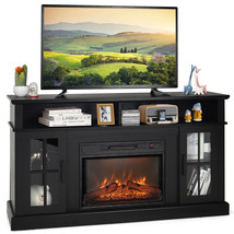 58&quot; Fireplace TV Stand W/ 1400W Electric Fireplace for TVs up to 65 Inches - £404.46 GBP