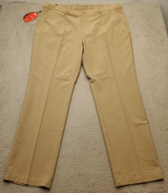 Greg Norman Golf Performance Pants Men&#39;s 42/32 Brown Slash Pocket Stretc... - $29.41