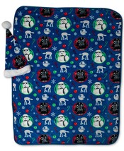 Disney 2 Piece Travel Blanket And Santa Hat Set Bedding Standard - £33.83 GBP