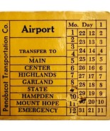 Railway Transfer Tickets Maine Penobscot Transportation Airport #3 E24 - $367.32 MXN