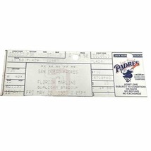 Florida Marlins @ San Diego Padres May 23, 1997 Ticket Stub Gwynn 2Hits Hoffman - $10.00