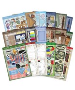 Hunkydory Crafts Collage-a-Card for Him Luxury Card Kit HIM101 - £13.53 GBP