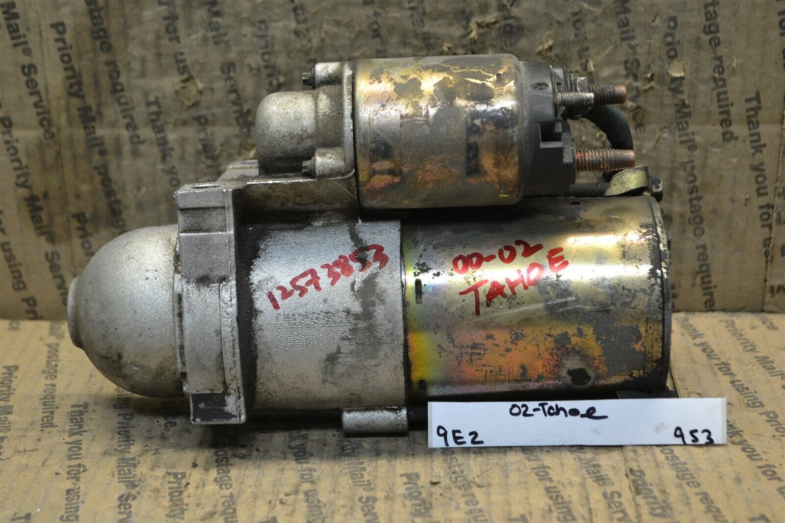 00-02 Chevrolet Tahoe Yokon Yokon XL Engine Starter OEM 12573853 Motor 9... - $38.99