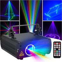 Ehaho Dj Laser Party Lights, 3D Animation Rgb Lazer Stage Lighting, Dmx512 Music - £143.19 GBP