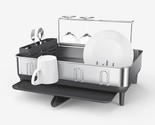 Simplehuman Kitchen Dish Drying Rack with Swivel Spout, Fingerprint-Proo... - £147.39 GBP