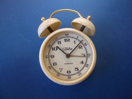 Vintage USSR Soviet Alarm Clock Watch Slava 11 Jewels - £9.84 GBP