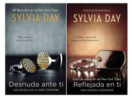 SPANISH Crossfire Series Books 1-2 Desnuda Ante Ti &amp; Reflejada En Ti Sylvia Day - £21.76 GBP