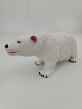 Boley 5-1/2&quot; ADULT POLAR BEAR 2010 Arctic Wildlife Toy Figure Large Zoo ... - £4.69 GBP