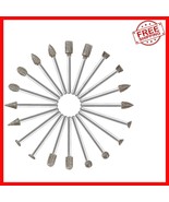 60 Grit Diamond Burr Set - 20Pcs Rotary Bits for Precision Carving &amp; Eng... - $532.12 MXN
