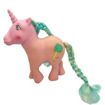 My Little Pony G1 Cotton Candy Unicorn Pink w/ Blue &amp; White Hair - £7.67 GBP