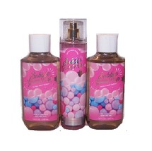 Bath &amp; Body Works Bubble Gum Pop 3 Piece Set - Shower Gel &amp; Fragrance Mist - £30.45 GBP