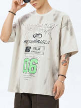 Men&#39;s Plus Size Graphic Round Neck Half Sleeve T-Shirt - $22.94