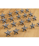 20 Star Nails Cast Iron 1 7/8&quot; Tacks Texas Western 1 1/4&quot; Nail Small Fla... - $37.99